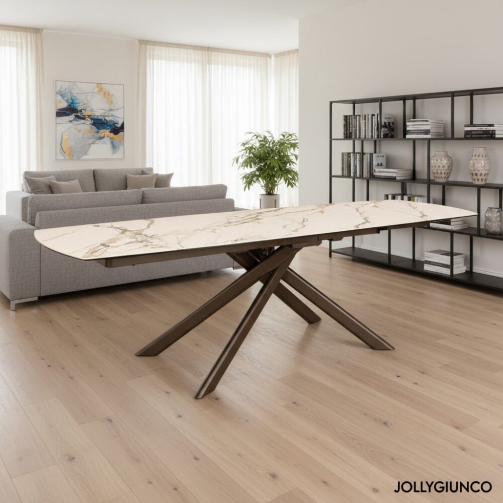 TAVOLO ALL. JOAKIM 160-240X90 DESERT