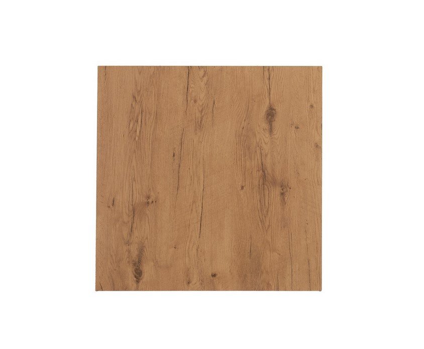 PIANO TAVOLO 60X60 HPL ROVERE NAT - JOLLYGIUNCO Square wooden panel with light brown grain and knots