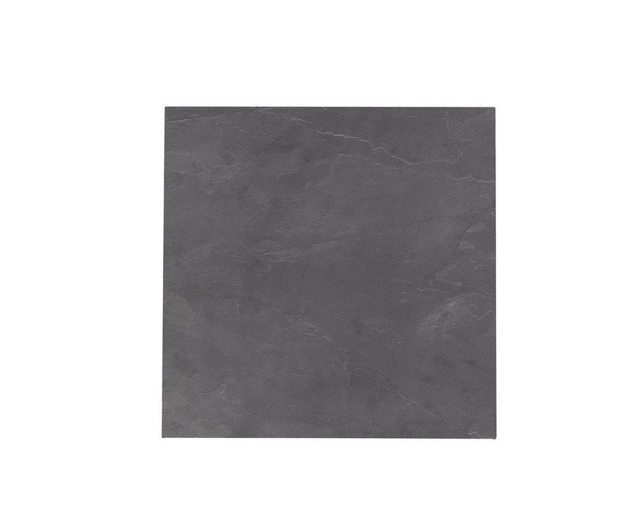 PIANO TAVOLO 70X70 HPL ARDESIA - JOLLYGIUNCO Dark gray slate tile square on a white background.