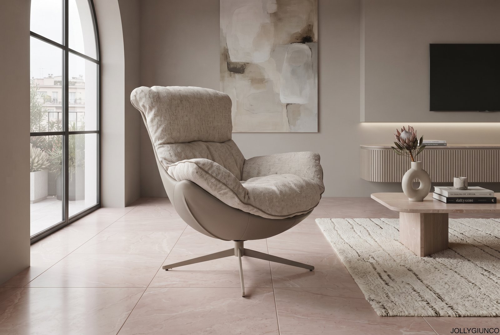 POLTRONA ARMELA BEIGE 10 - JOLLYGIUNCO